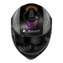 CAPACETE STROBE II ORION PRETO/ROXO FOSCO