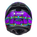 CAPACETE LS2 VIGO DRILLOX ROXO FOSCO