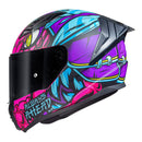 CAPACETE LS2 VIGO DRILLOX ROXO FOSCO