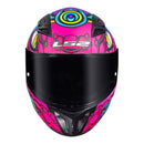 CAPACETE LS2 VIGO DRILLOX ROXO FOSCO