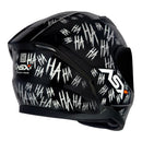 CAPACETE ASX CITY FUN BRILHO PRETO/BRANCO