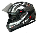 CAPACETE FW3 GTX FOX COM ÓCULOS INTERNO